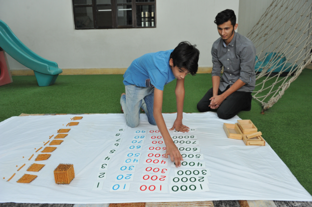 Children Learning Math