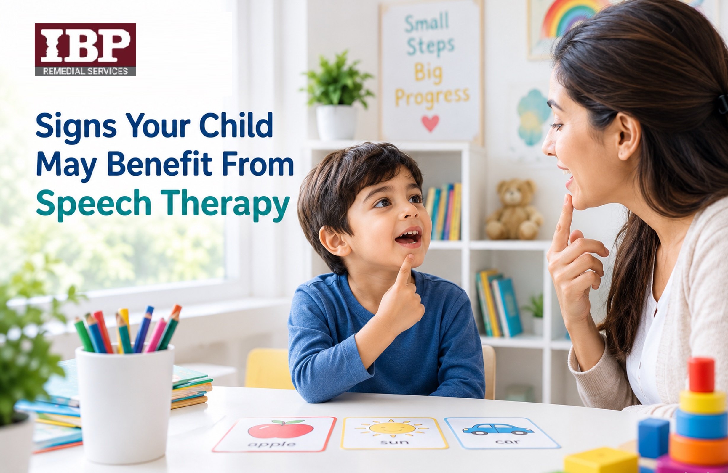 Signs Your Child May Benefit From Speech Therapy